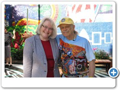 Vesta Kaltenbach and Dr. Bob.