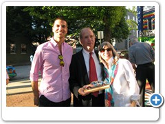 Friends and Family attended the “We The People” Mural opening. 