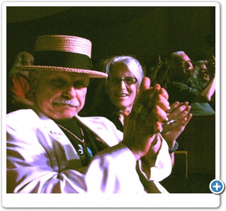 Dr. Bob and Dr. Zohara Meyerhoff Hieronimus at the Ringo Starr concert on 6/24/12 at the Meyerhoff Symphony Hall in Baltimore, MD. Notice the boater hat on Dr. Bob's head. It ends up on Ringo Starr's head by the end of the concert.